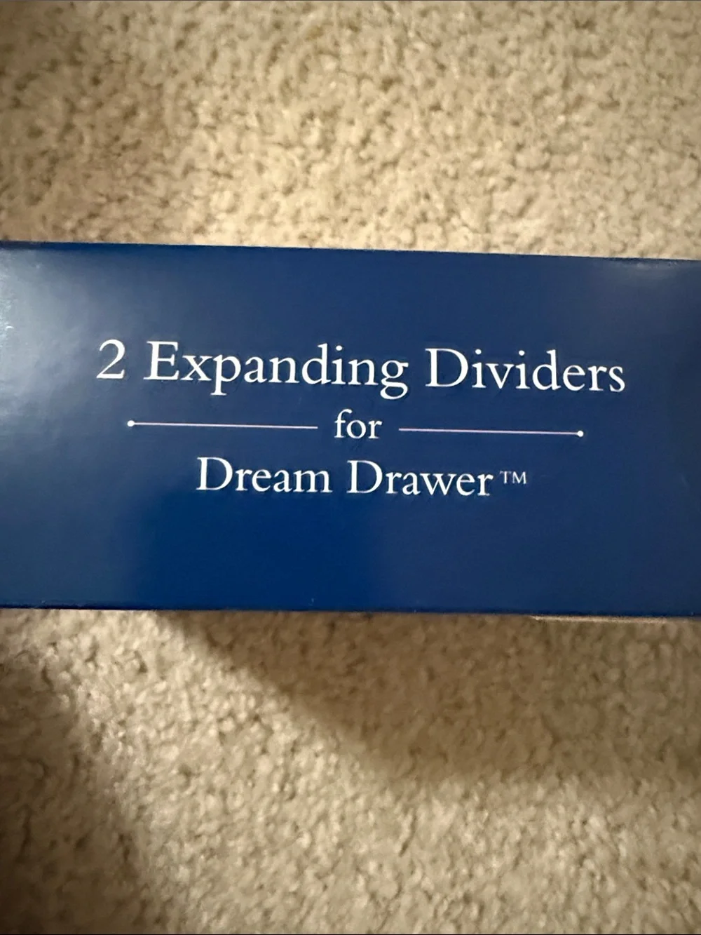 Dream Drawer 2-Pack Expanding Drawer Dividers — White